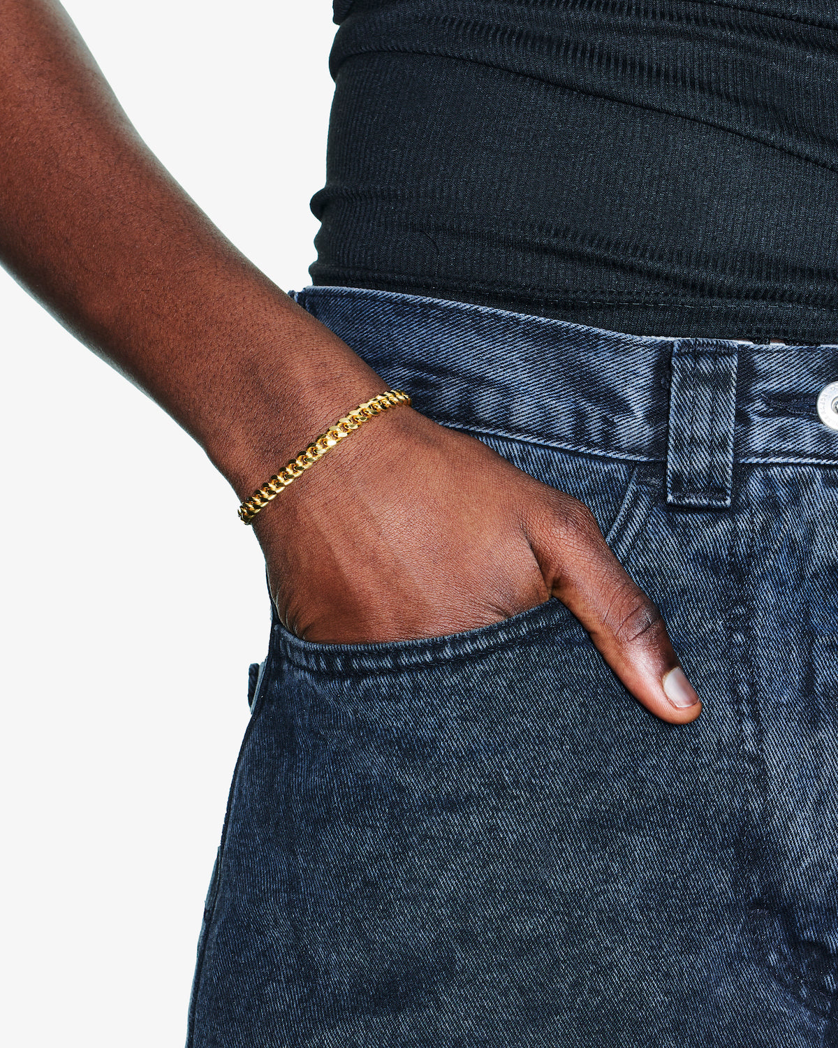 14Kt Gold Cuban Bracelet