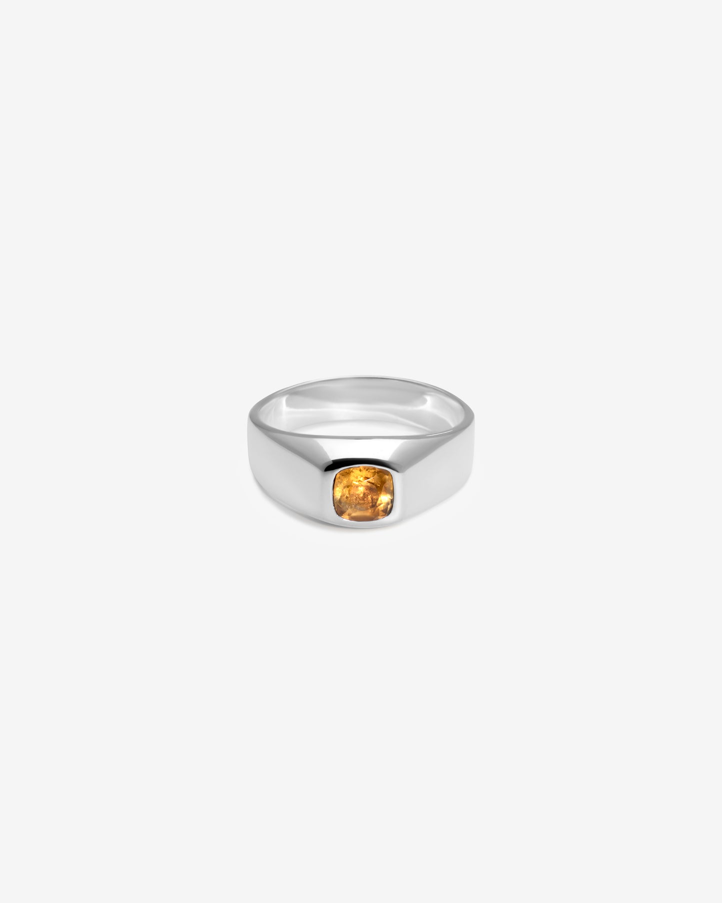 Citrine Signet Ring