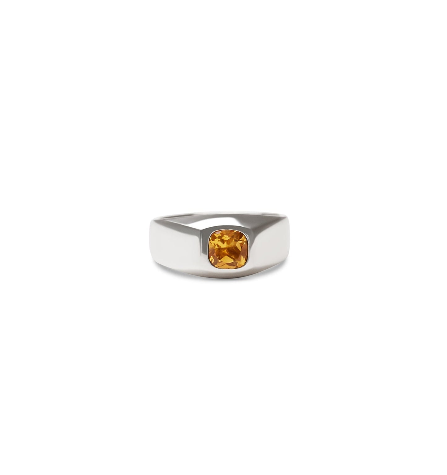 Citrine Signet Ring