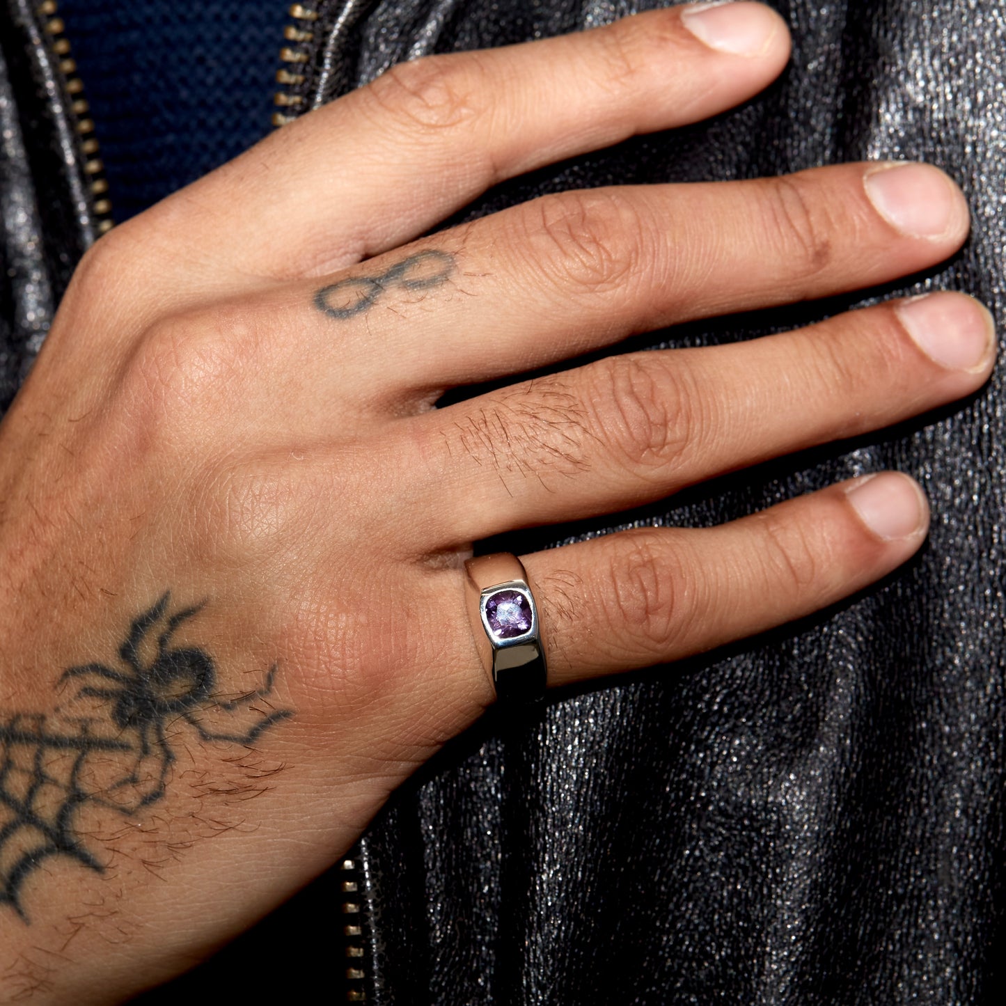 Amethyst Signet Ring