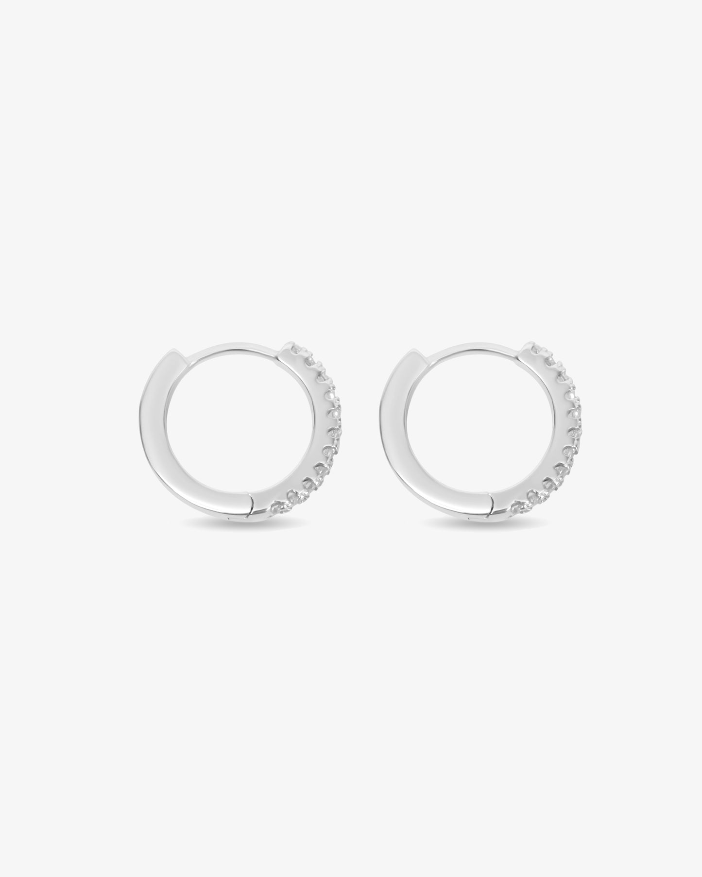 Pavé Hoop Earrings