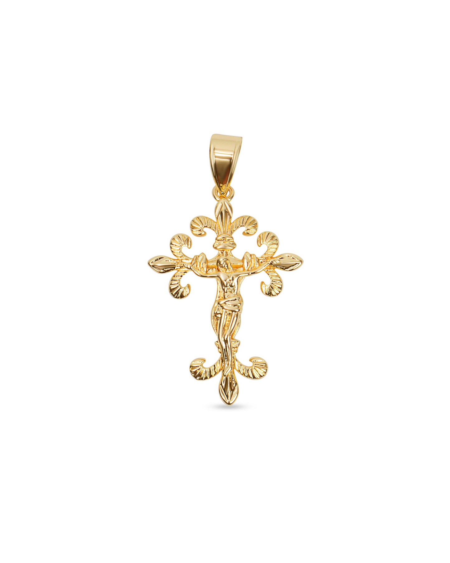 18kt Gold Cross Pendant