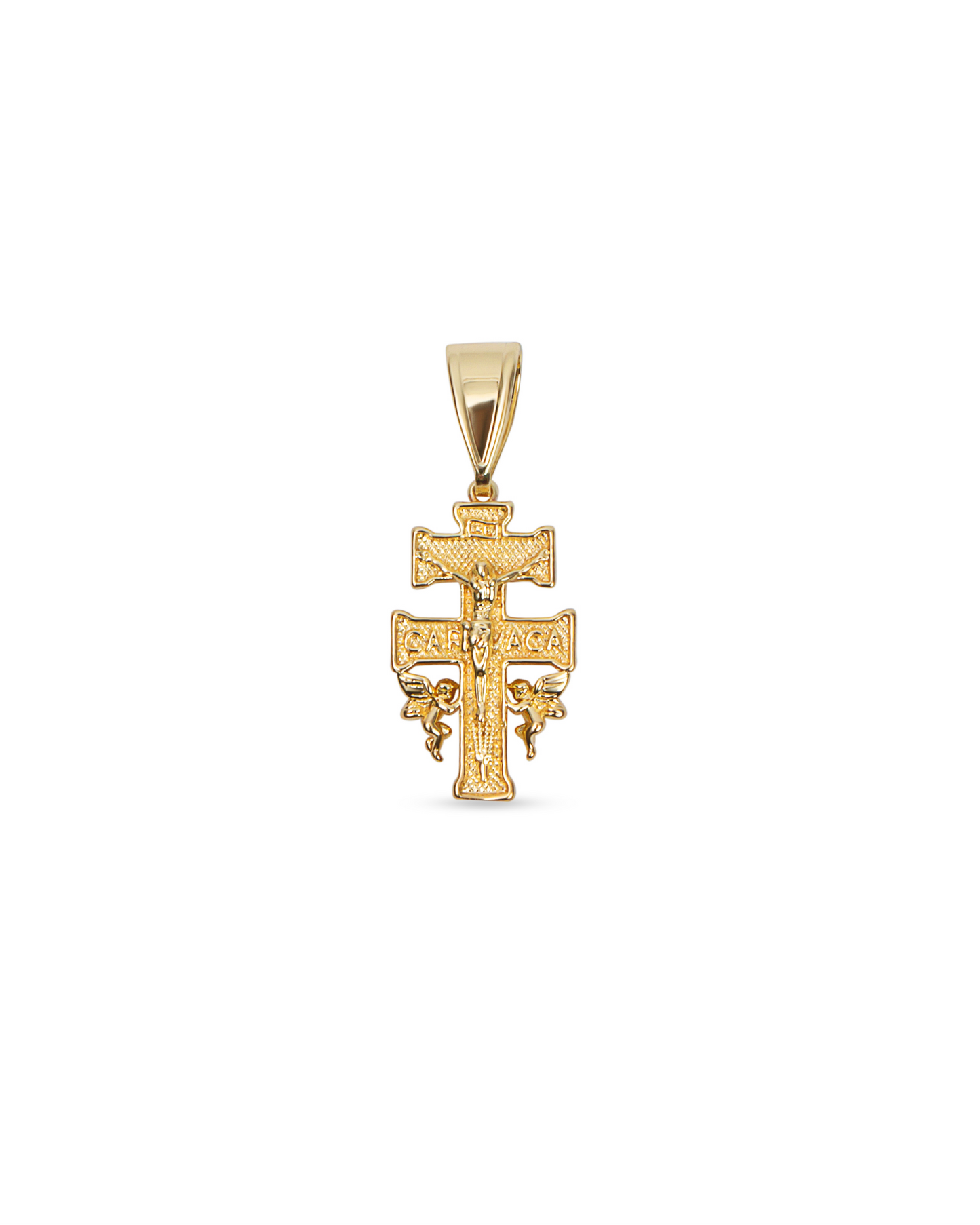 18kt Gold Cross Pendant