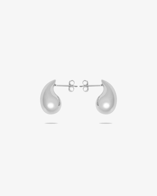 Silver Teardrop Earrings