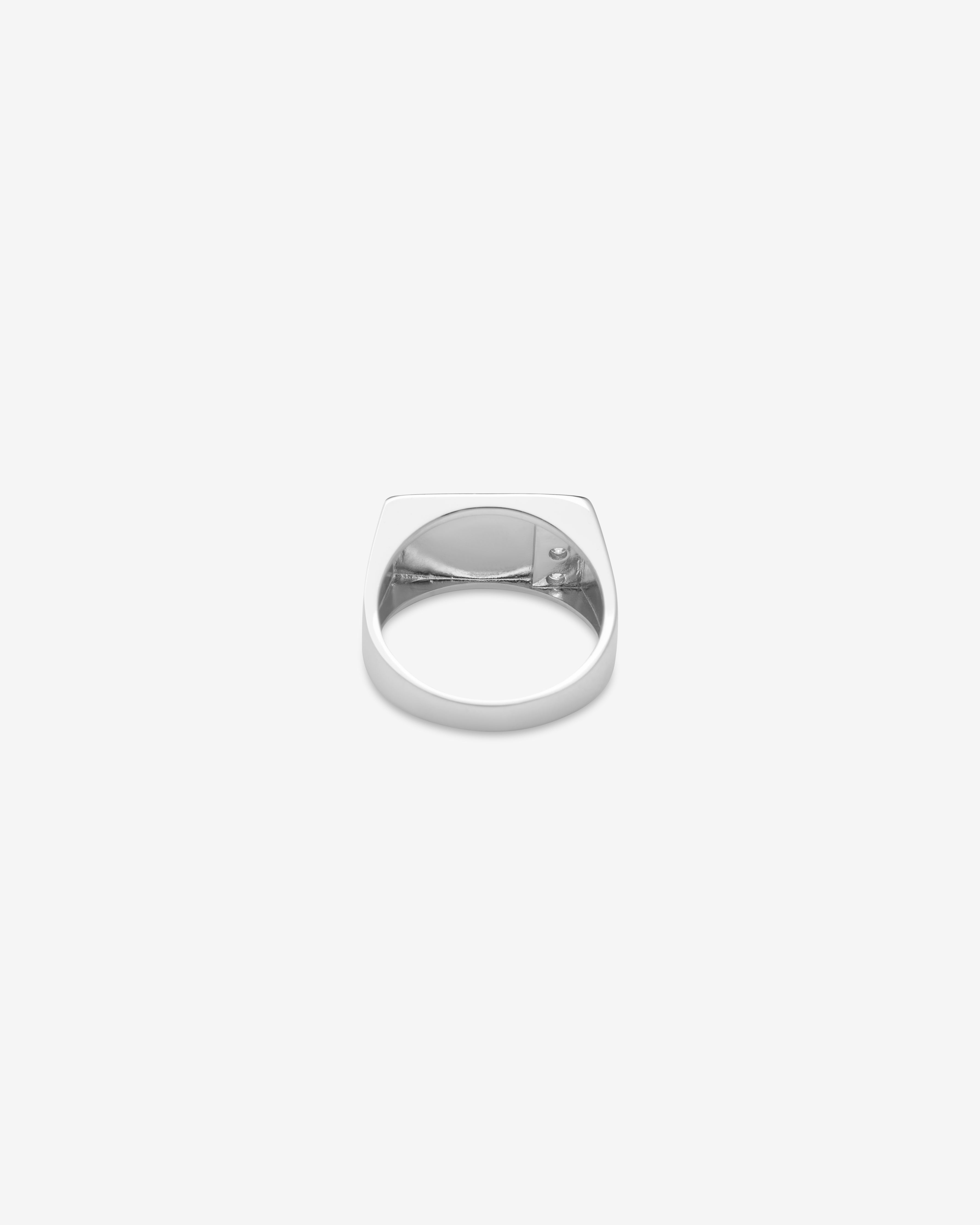Pounamu Owl Crest Signet Ring in Sterling Silver – Nick Von K