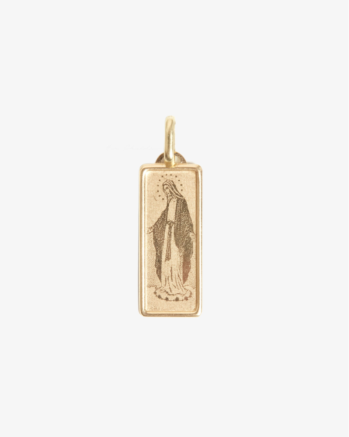 14Kt Scroll Pendant